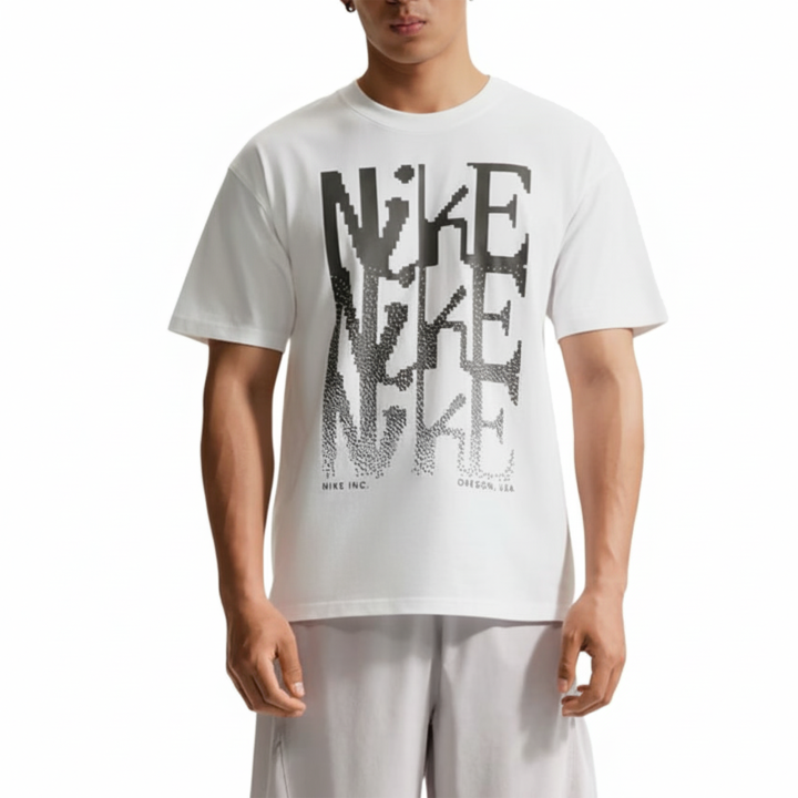 Nike Nike Running T Shirts Men's White Moderate