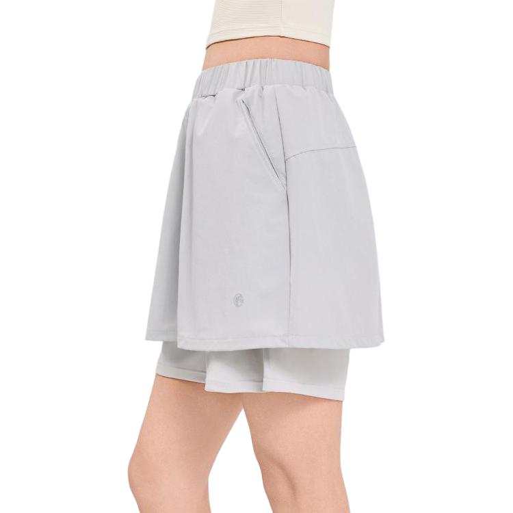 Barbie Yoga Skirts Women's Gray Thin Short Skirt