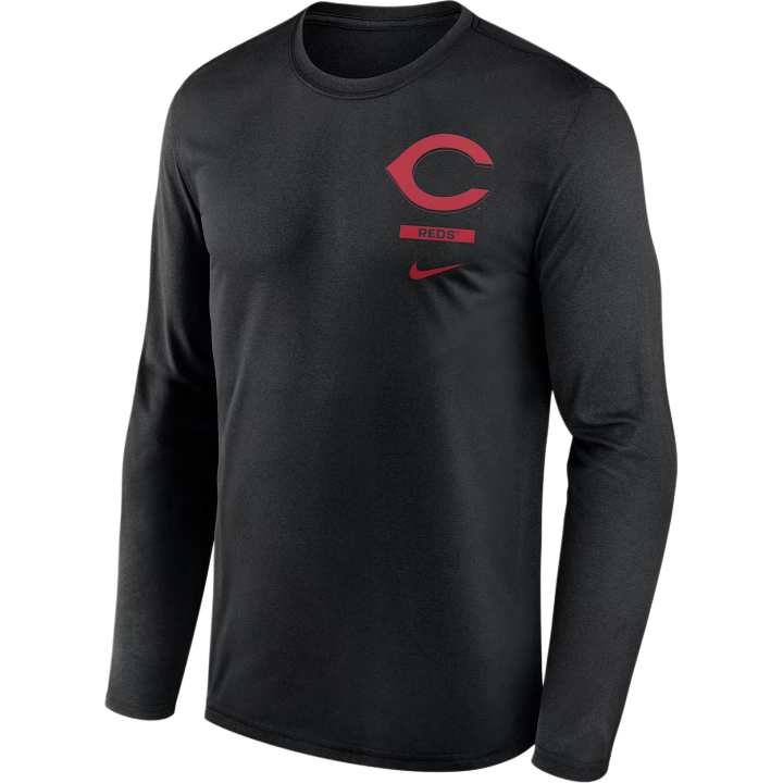 Nike Nike Cincinnati Reds 2-Hit Legend Men's Nike Dri-FIT Mlb Long-Sleeve T-Shirt