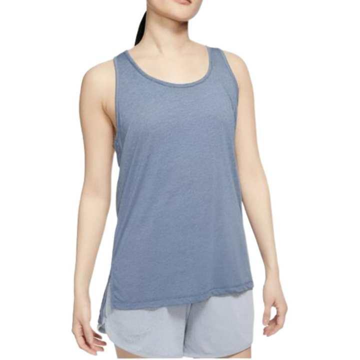 Nike Nike Yoga Tank Tops Women's Blue Moderate Other