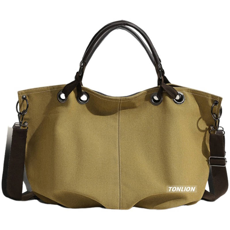 Tonlion Canvas Handbag Regular Women's Multicolor