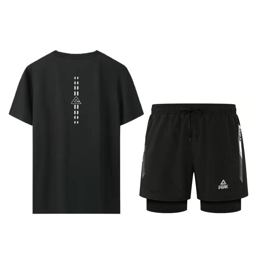 PEAK PEAK Casual Sportswear Unisex Crew Neck Moderate