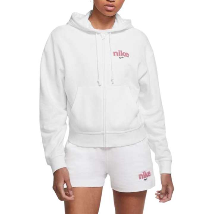 Nike Nike Sweatshirts Women's White Hooded Non Detachable Moderate
