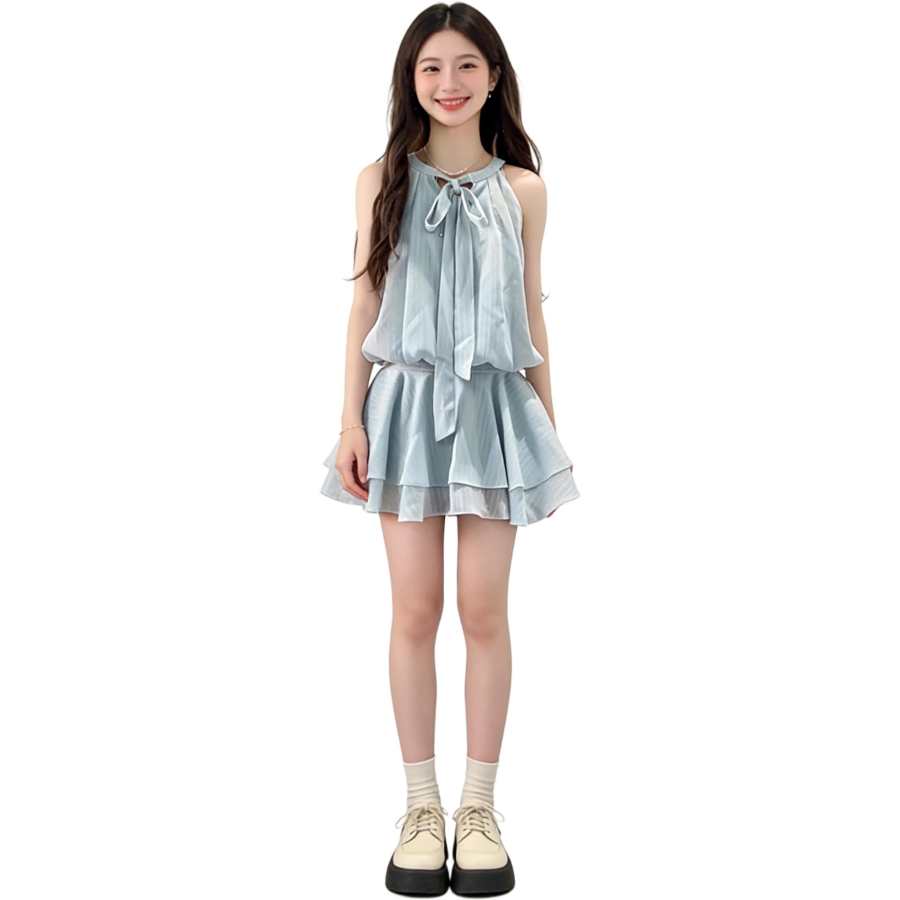 VENICEW Sleeveless Dress Women's