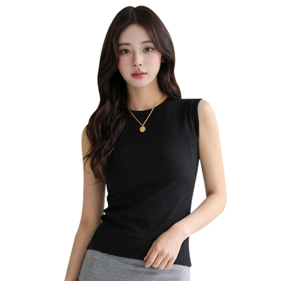 MIIOW T Shirts Women's Crew Neck Thin Nipped In Waist