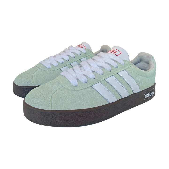 Adidas Adidas VL COURT 2.0 Fresh Lime Coconut Suede