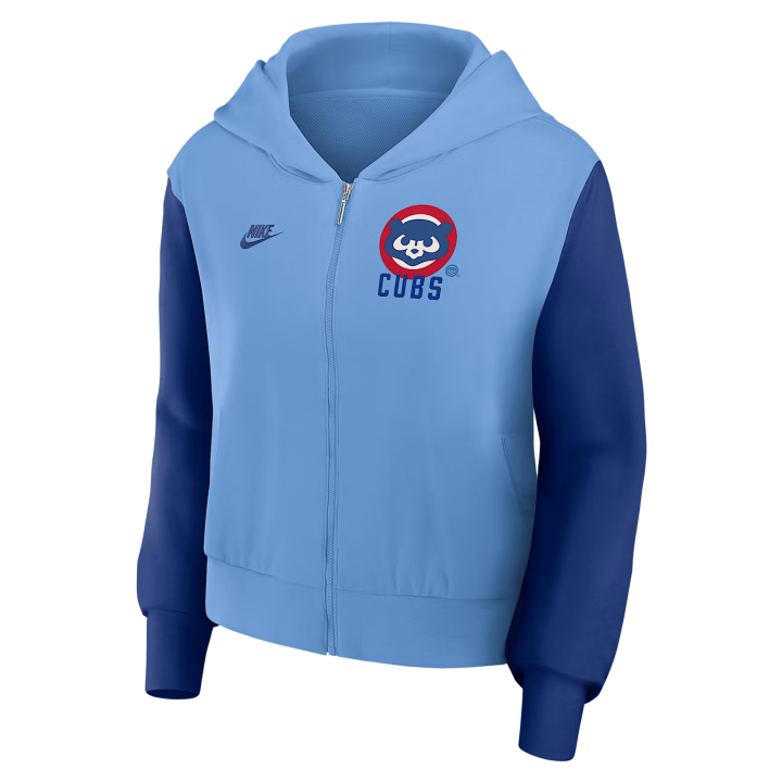 Nike Nike Chicago Cubs Cooperstown Women's Nike Mlb Full-Zip Hoodie