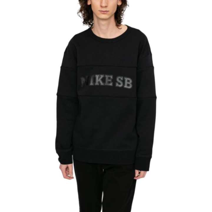 Nike Nike SB Sweatshirts Men's Black Crew Neck Moderate Straight Fit