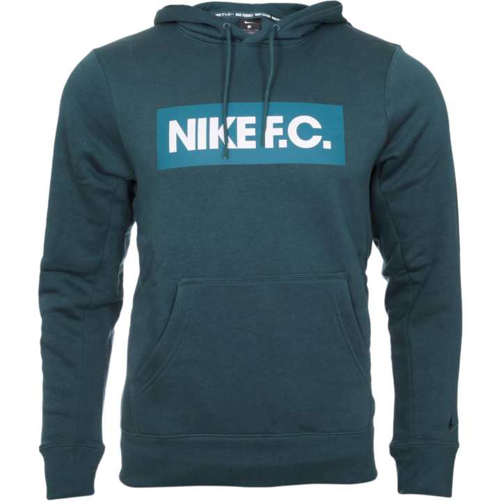 Nike Nike FC Sweatshirts Men's Green Hooded Moderate Straight Fit