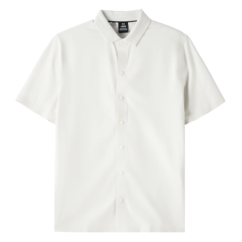 Under Armour Under Armour Shirts Men's White Lapel Moderate