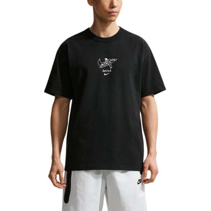 Nike Nike T Shirts Men's Black Crew Neck Moderate