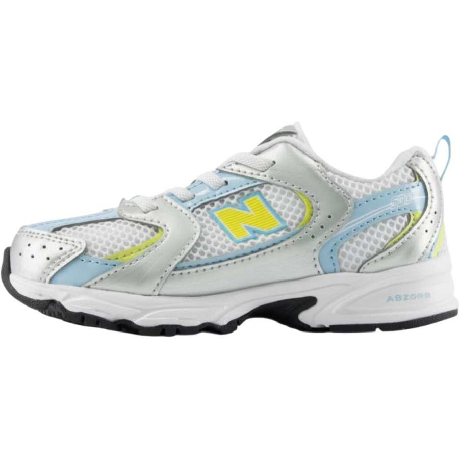 New Balance New Balance NB 530 Fabric Breathable Mid top Toddler Shoes Silver White Infant And Toddler