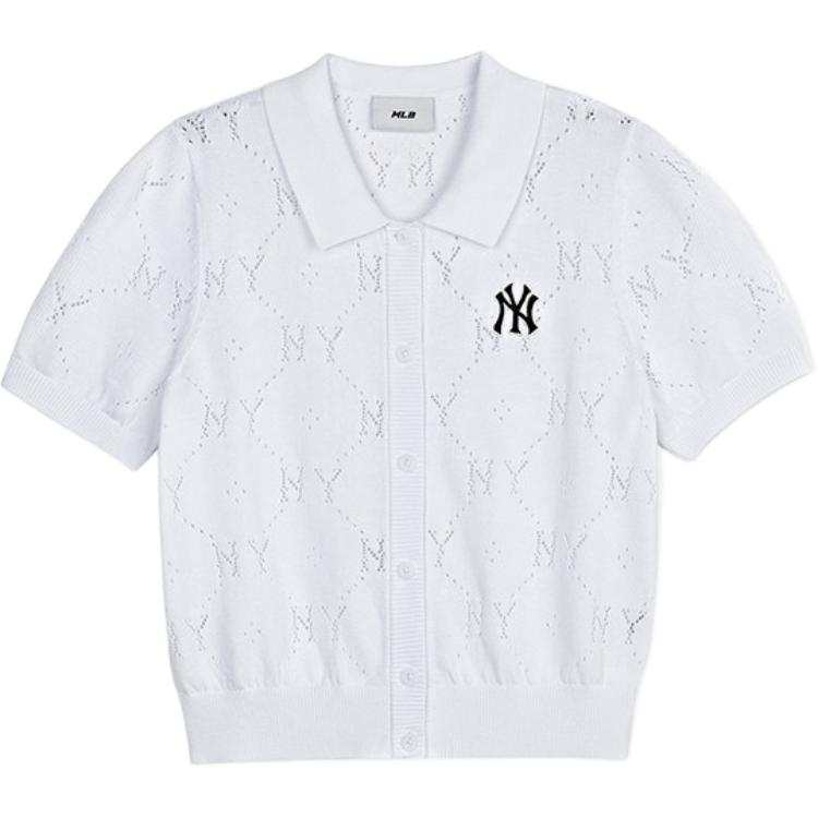 MLB Knitwear Women's New York Yankees/White Lapel Moderate