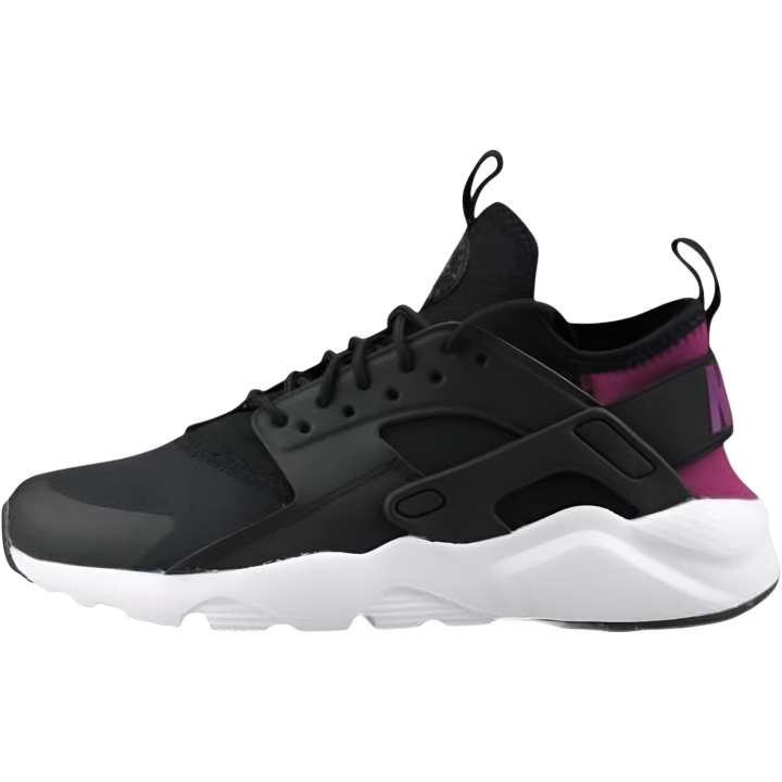 Nike Nike Air Huarache Run Ultra PU Polyurethane Low top Kids' Running Shoes Black Kids'