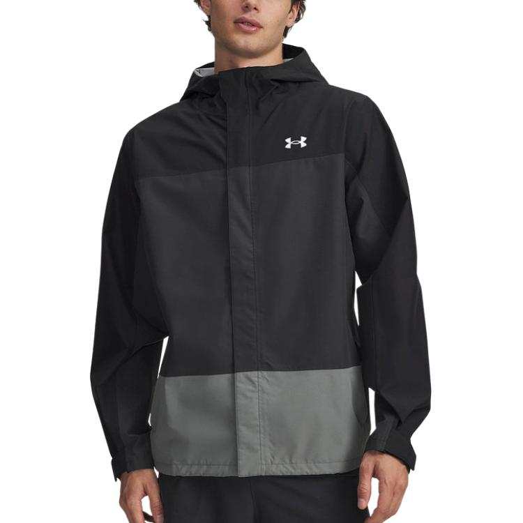 Under Armour Jackets Men's Black Hooded Moderate Other