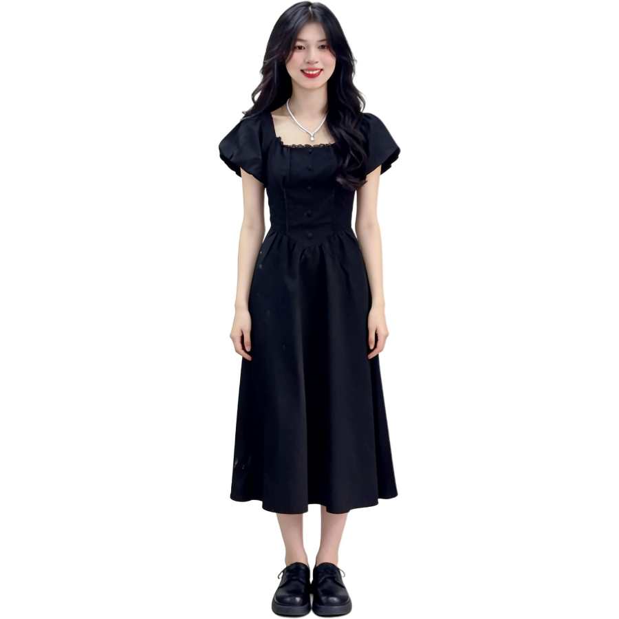 VENICEW Short Sleeved Dress Women's
