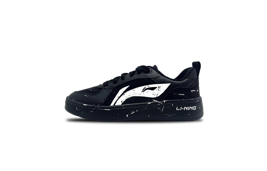 Li-Ning Li Ning Wheat Age Perish 3.0 Low top Skateboard Shoes Men's Black White