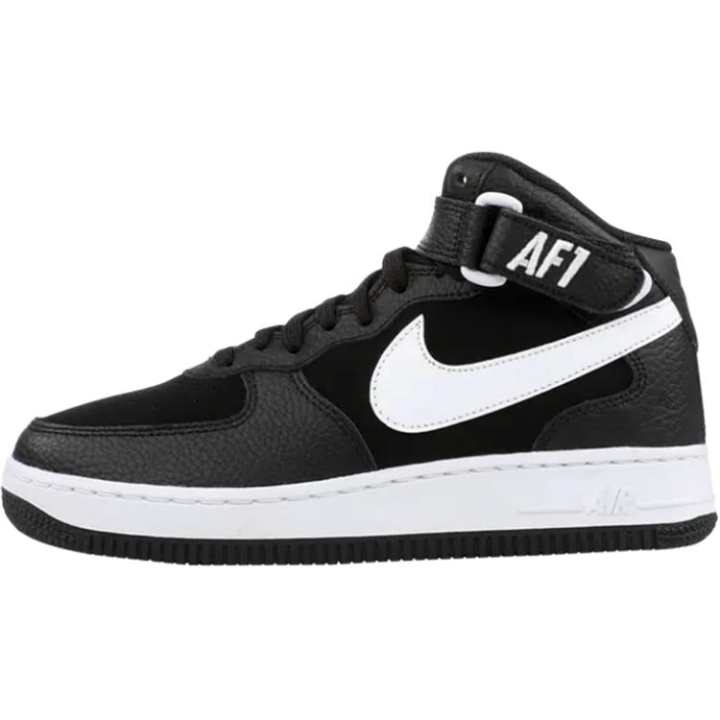 Nike Nike Air Force 1 Mid top Kids' Skateboarding Shoes Black Kids'
