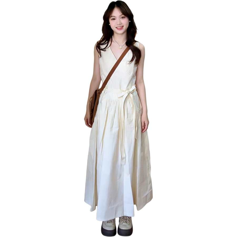 VENICEW Sleeveless Dress Women's