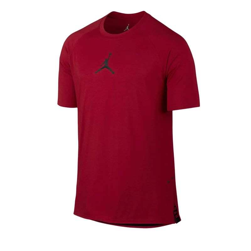 Jordan Jordan Air T Shirts Men's Red Crew Neck Moderate