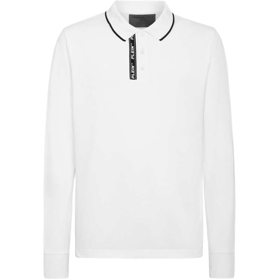 Philipp Plein logo embroidered polo shirt