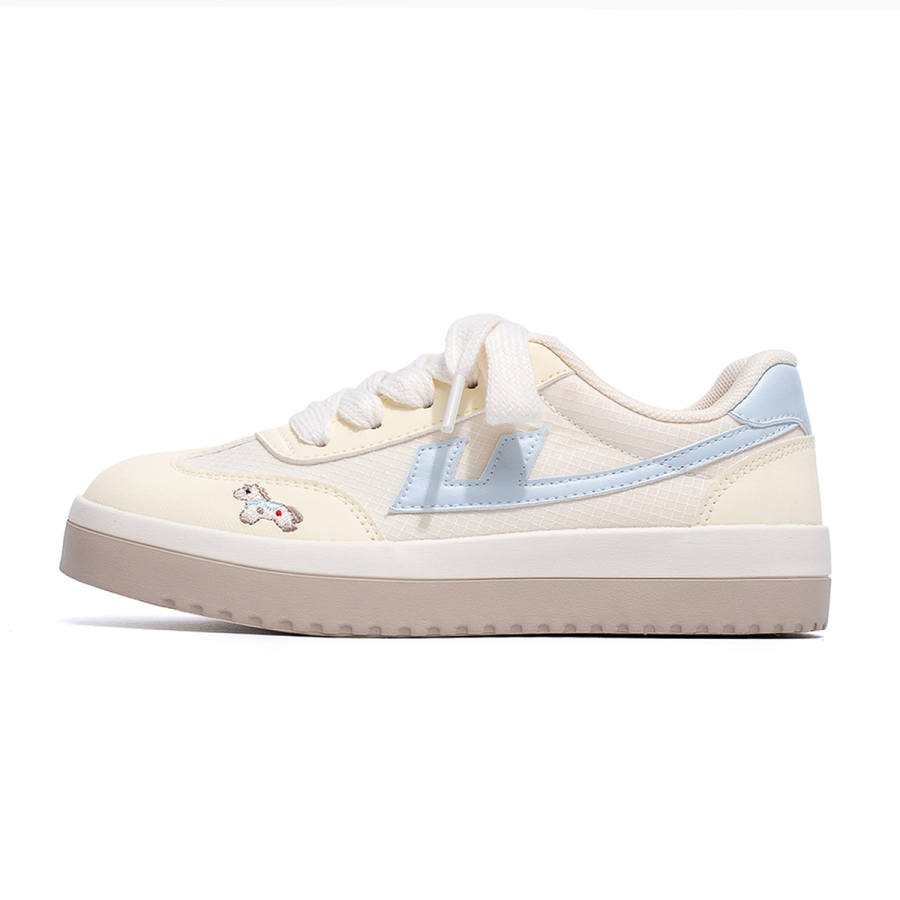 WARRIOR Warrior Youth Campus Style, Students' Party, White Flat Shoes Lightweight Abrasion Resistant Coverage Low top