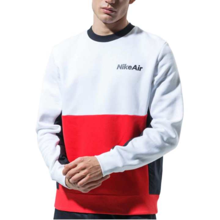 Nike Nike Air Sweatshirts Men's White Crew Neck Moderate