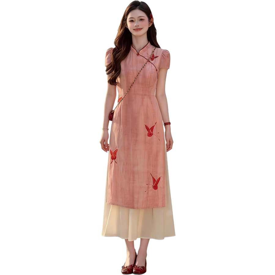 VENICEW Short Sleeved Dress Women's