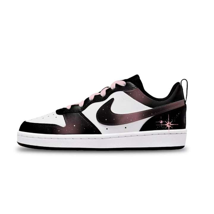 Nike Nike Court Borough Xingyueji Synthetic Leather Slip Resistant Abrasion Resistant Support Low top
