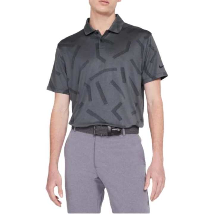 Nike Nike Dri Fit Polo Shirts Men's Gray Polo Collar Moderate Other