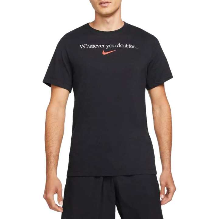 Nike Nike Dri Fit T Shirts Men's Black Crew Neck