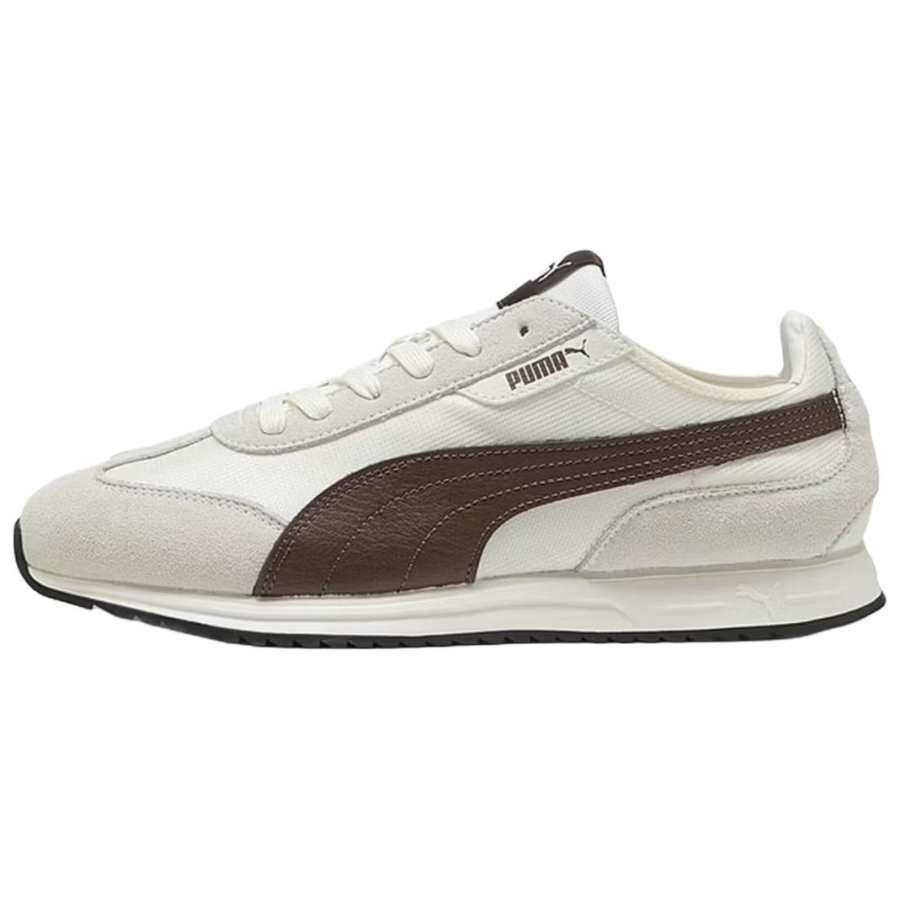 PUMA Cushioning Rebound Low top Casual Shoes Unisex Warm White Brown