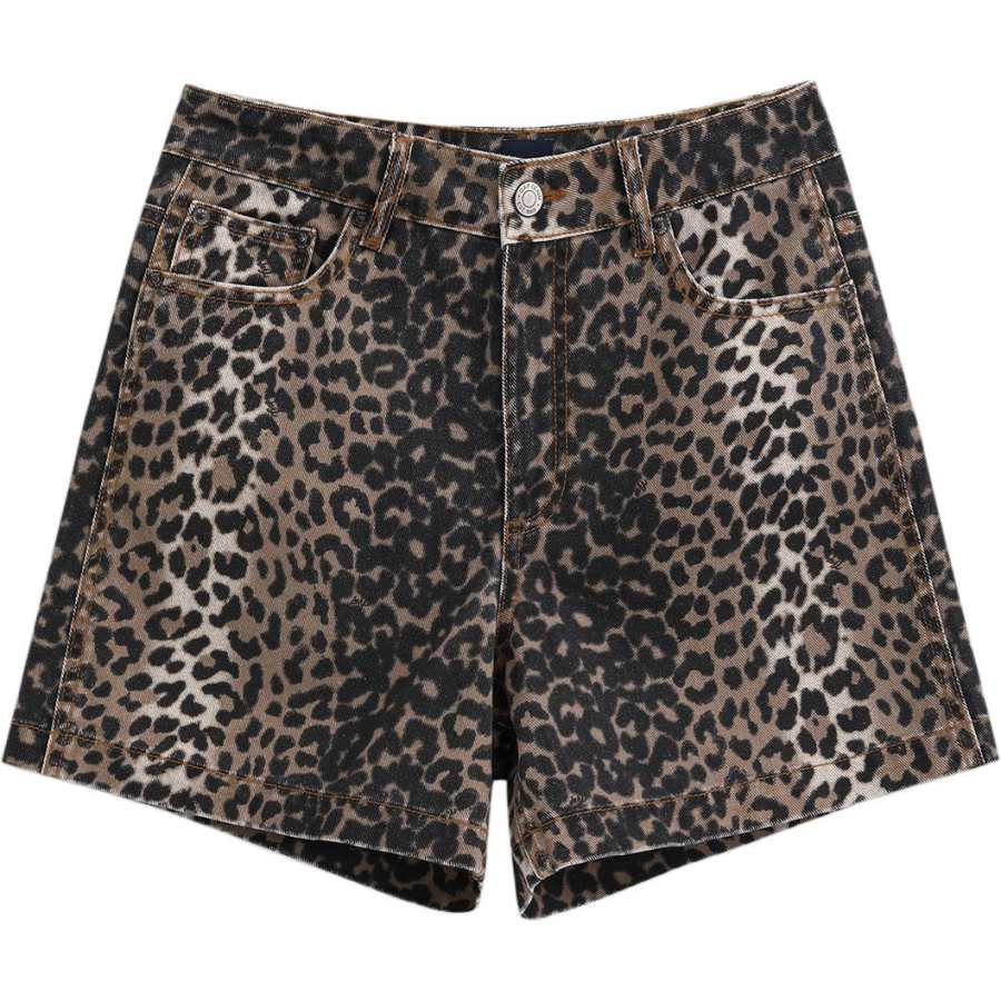 GAP Casual Shorts Women's Leopard Print Moderate