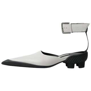 MIISTA Talla Courts Irregular Heel High Heels 5CM Women's Ecru