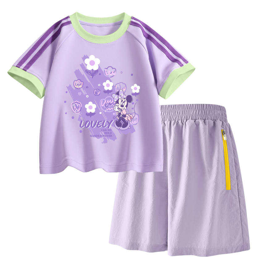 Disney Kids Casual Sportswear Crew Neck Thin