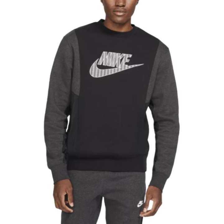 Nike Nike Sweatshirts Men's Black Crew Neck Moderate Straight Fit