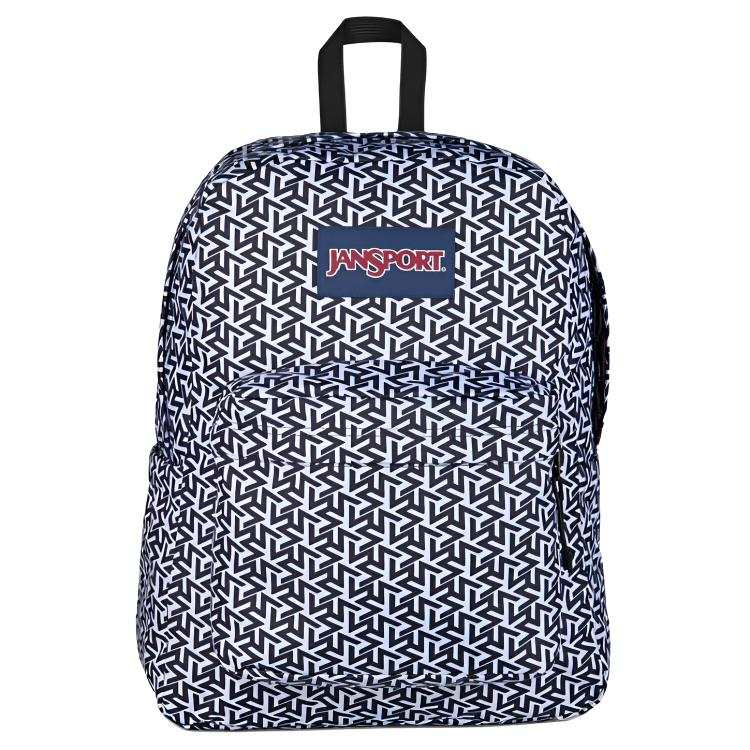 JanSport JanSport Polyester Backpack Unisex Black & White