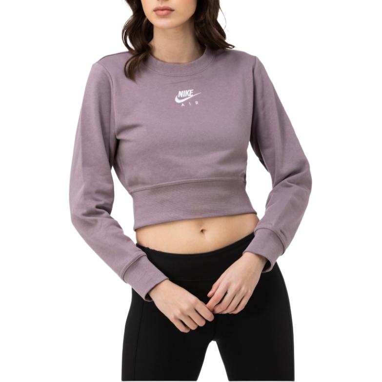 Nike Nike Sweatshirts Women's Purple Crew Neck Moderate