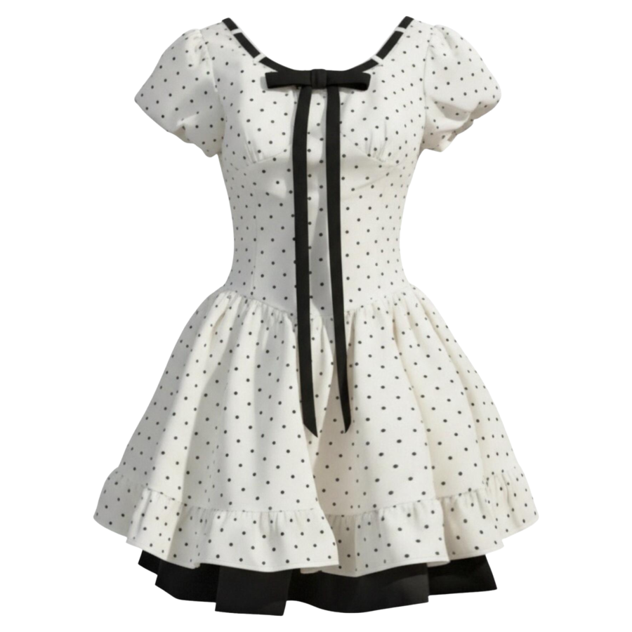 FINDSME GAGA Short Sleeved Dress Women's