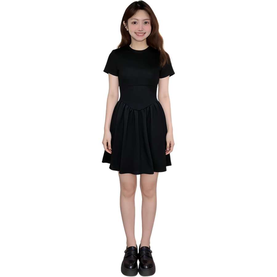 VENICEW Short Sleeved Dress Women's