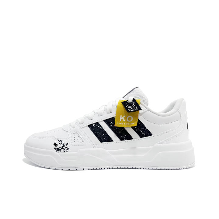 Adidas Adidas LITE BALLER Dot Ink Pu Low top Skateboard Shoes Unisex White