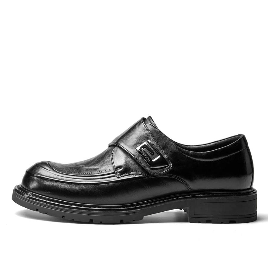 YEARCON Cow Leather Dress Shoes Men's