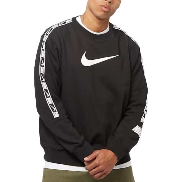 Nike Nike Sweatshirts Men's Black Crew Neck Moderate Straight Fit