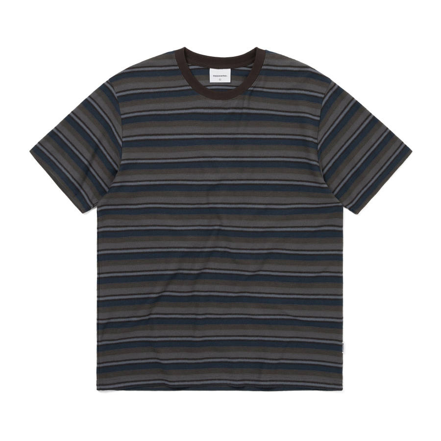 Thisisneverthat Thisisneverthat SS26 Inside Out Striped Tee Navy T Shirt Unisex