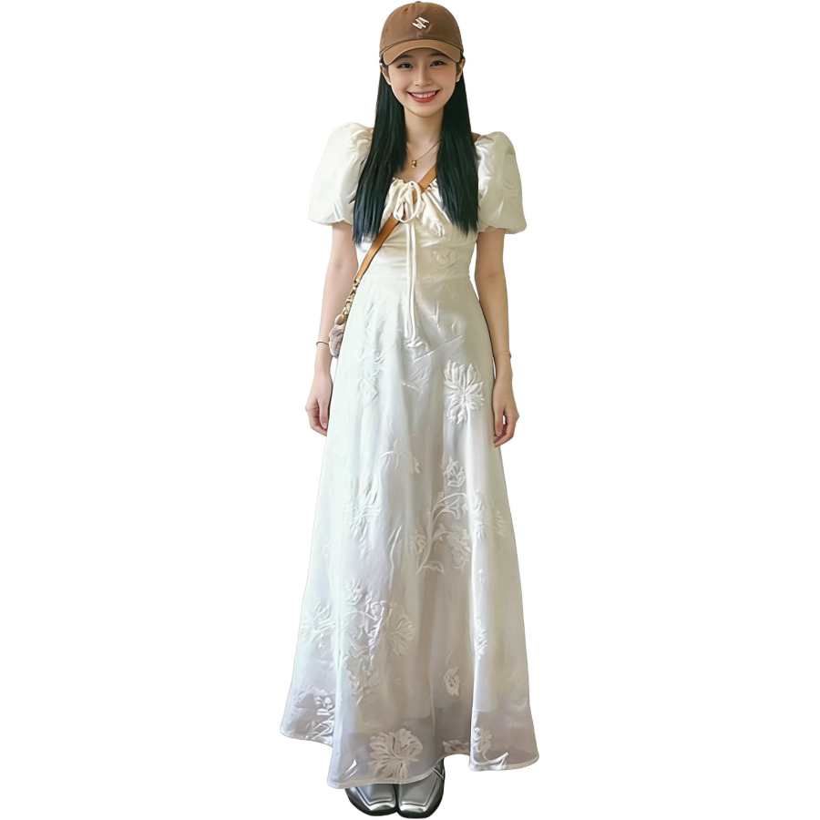 VENICEW Short Sleeved Dress Women's