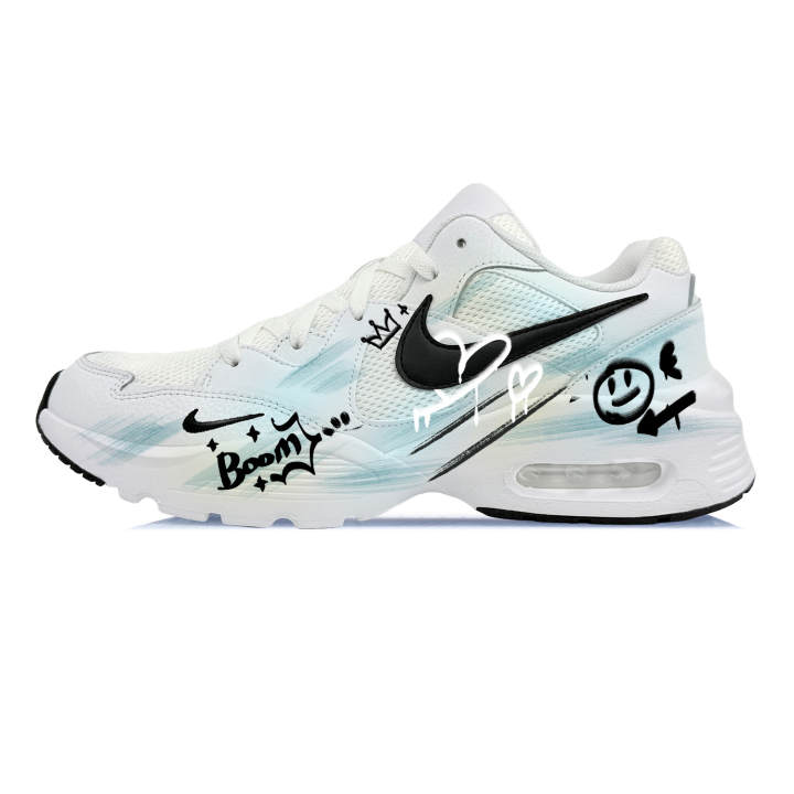 Nike Nike Air Max Fusion Low top Running Shoes Men's White/Blue/Black