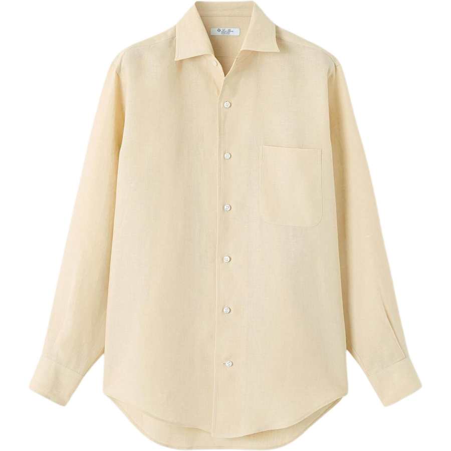 Loro Piana Shirts Women's Touch Me Not Color Lapel Moderate