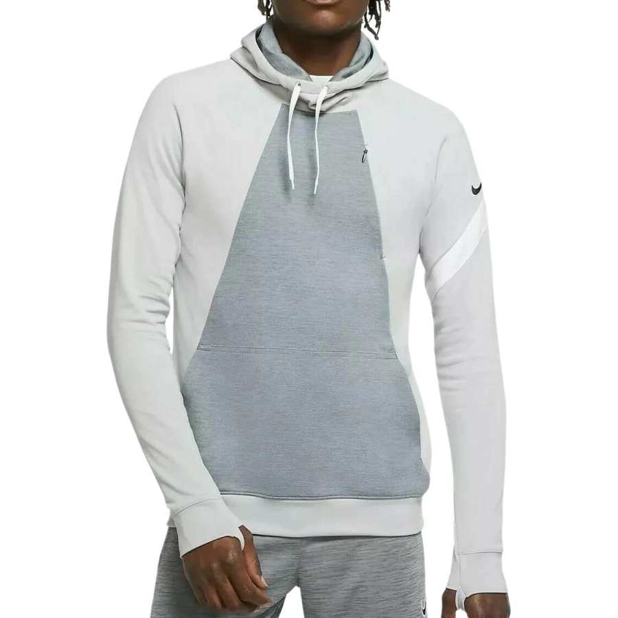Nike Nike Dri Fit Sweatshirts Men's Gray Hooded Moderate
