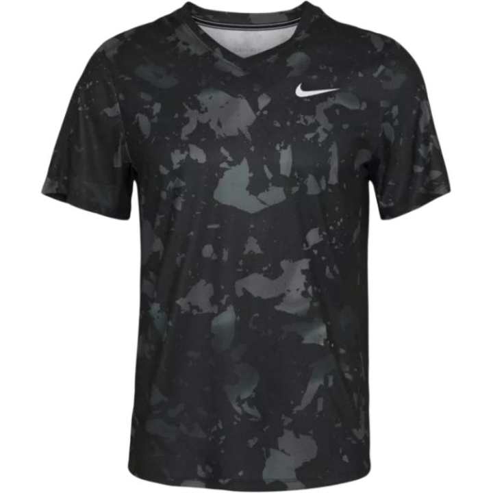 Nike Nike Dry T Shirts Men's Black V Neck