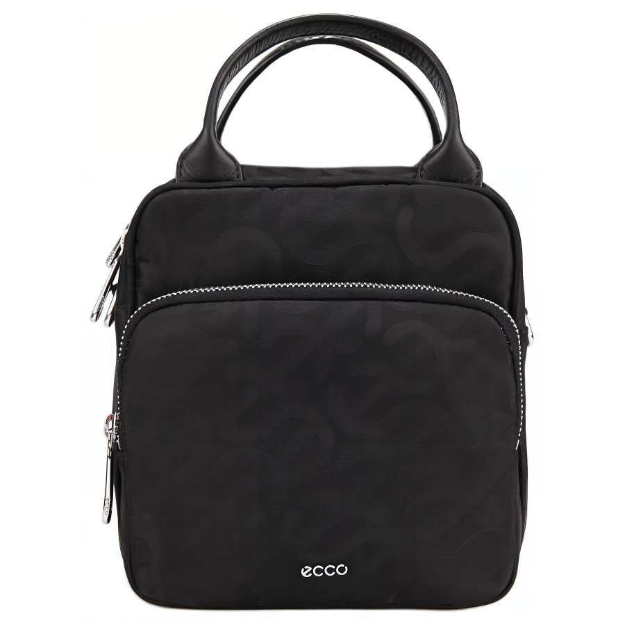 Ecco Polyester One Shoulder Handbag Unisex Black
